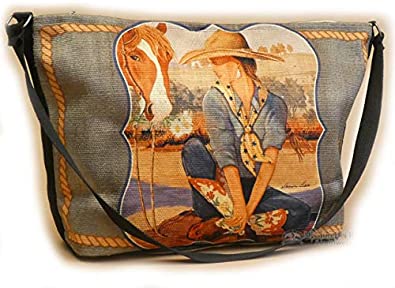 Price:$0.00 Mission Del Rey Western Print Shoulder Bag for Southwest Style Purse, Travel Handbag or Outdoor Activity. (Annie)  Handbags   