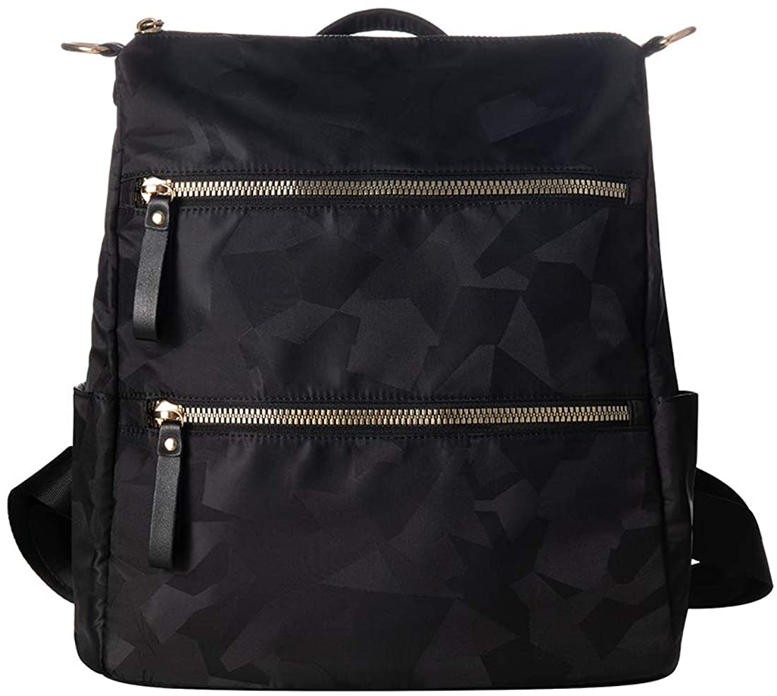 Price:$47.99    LEVIRO Backpack Purse Women Shoulder Multi-purpose Camouflage Pattern Fashion Casual Lightweight Travel Mini Zipper Bagpack (Black-1)  Clothing