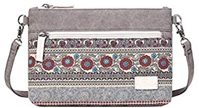 Price:$0.00 Small Canvas Crossbody Cell Phone Shoulder Bags Purses and Handbags for Women(Grey)  Handbags   