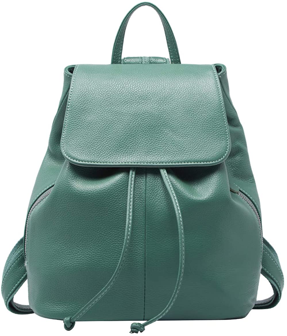Price:$69.99    Genuine Leather Backpack for Women Elegant Ladies Travel Shoulder Bag  Clothing