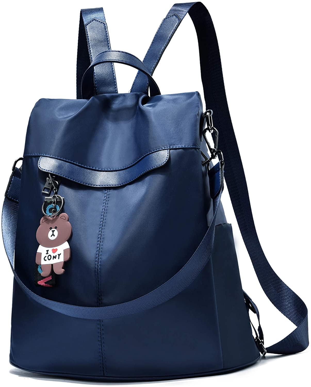 Price:$27.98    KURGOOL Backpack Purse for Women Nylon Anti-theft Casual Large Shoulder Bag Fashion Ladies Satchel Bags  Clothing