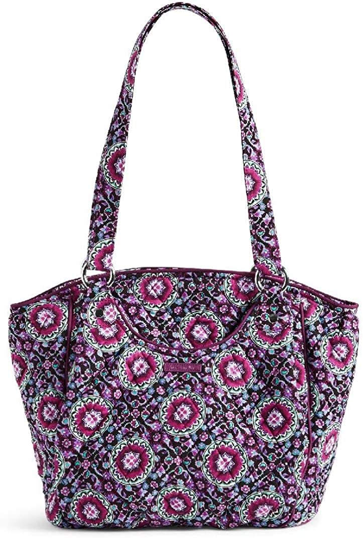 Price:$79.99 Vera Bradley Glenna in Lilac Medallion, Signature Cotton  Handbags   