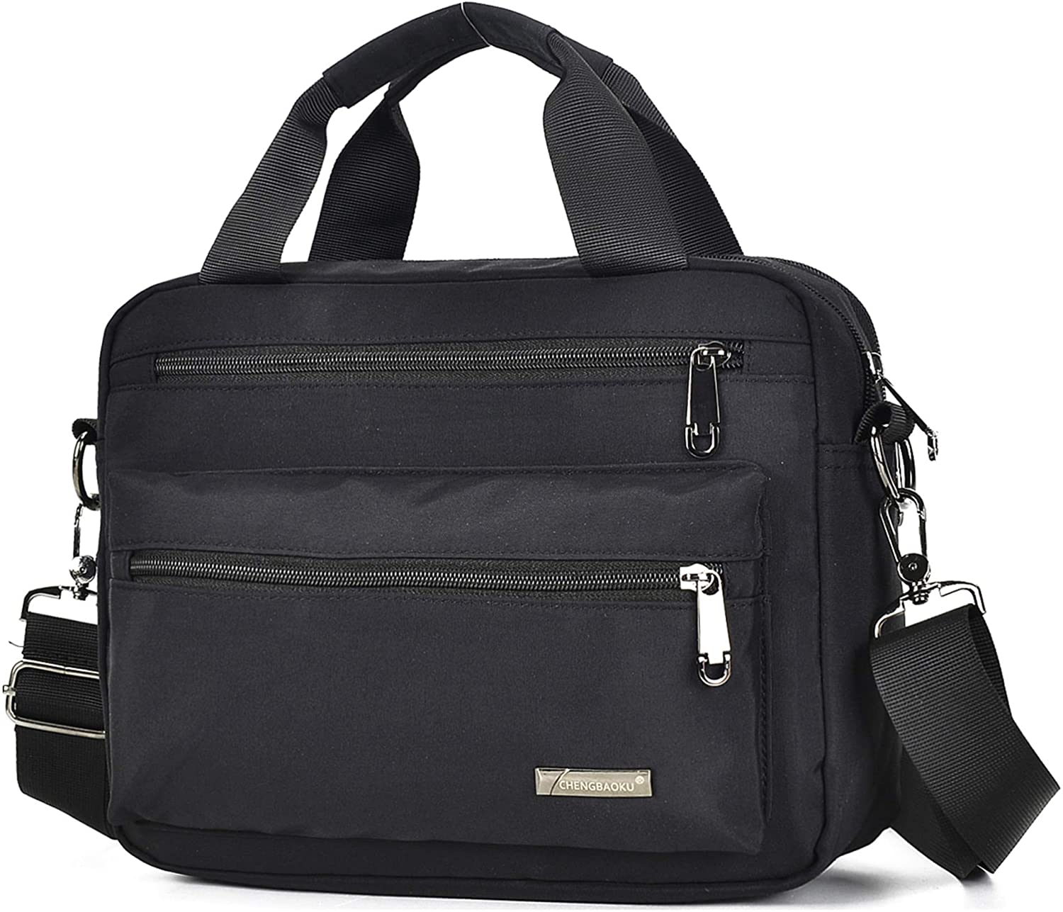 Price:$22.99    Scioltoo Men's Daily Convenient Shoulder Bag Short-Distance Outdoor Travel Bag Women's Black Lightweight Shoulder Bag B-Black  Clothing