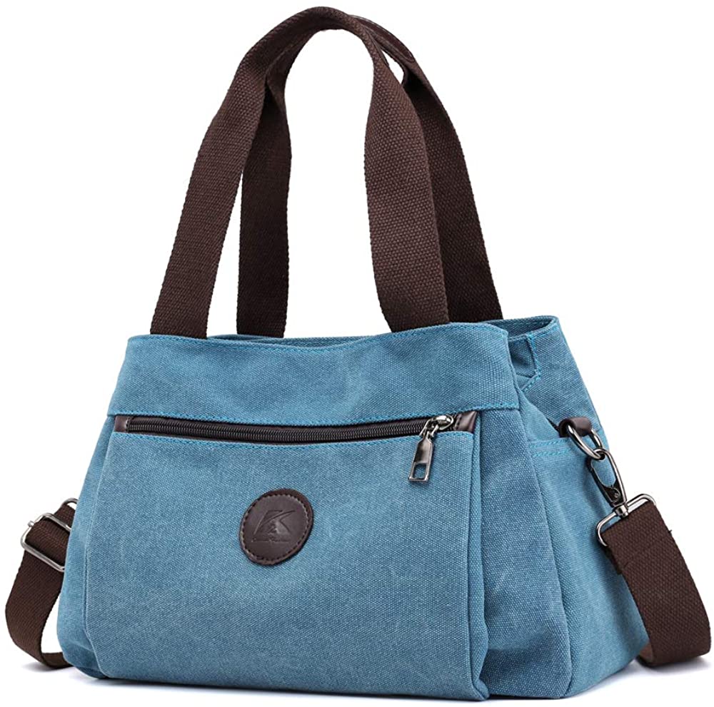 Price:$21.59    Chikencall Women Hobo Handbags Casual Canvas Vintage Crossbody Bag Daily Multi Compartment Purses Shoulder Tote Shopper Bag  Clothing