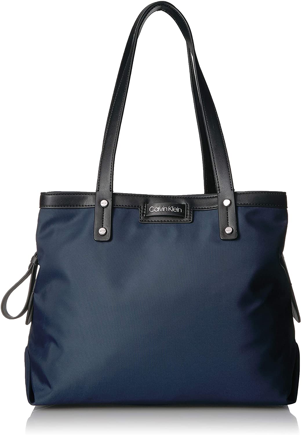 Price:$117.84    Calvin Klein Lane Nylon Triple Compartment Tote, navy  Clothing