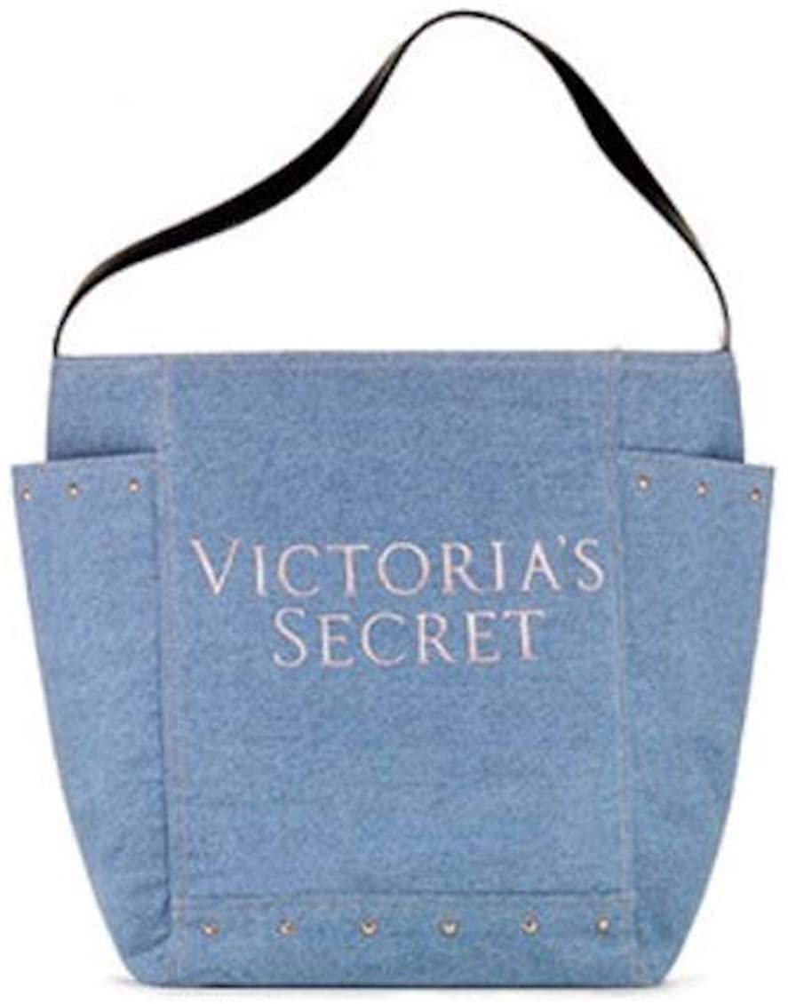 Price:$27.99    Victoria's Secret Logo Denim Shoulder Tote Bag, Denim  Clothing