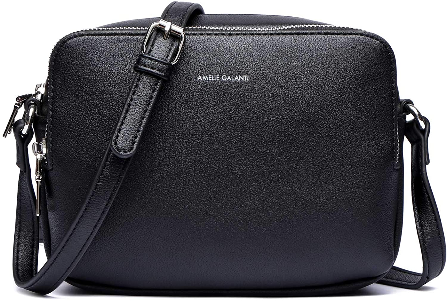 Price:$20.99 Small Crossbody Bags for Women, Vegan Leather Shoulder Purses Lightweight Handbags with Triple Zip Pocket  Handbags   