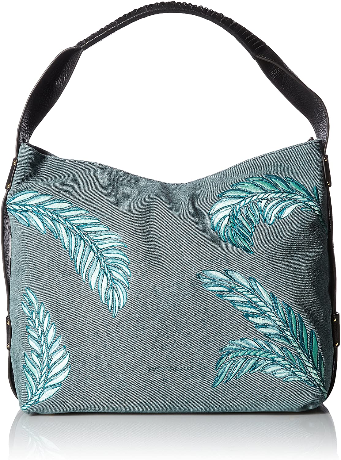 Price:$216.53    Aimee Kestenberg Havana Large Hobo, Denim Leather  Clothing