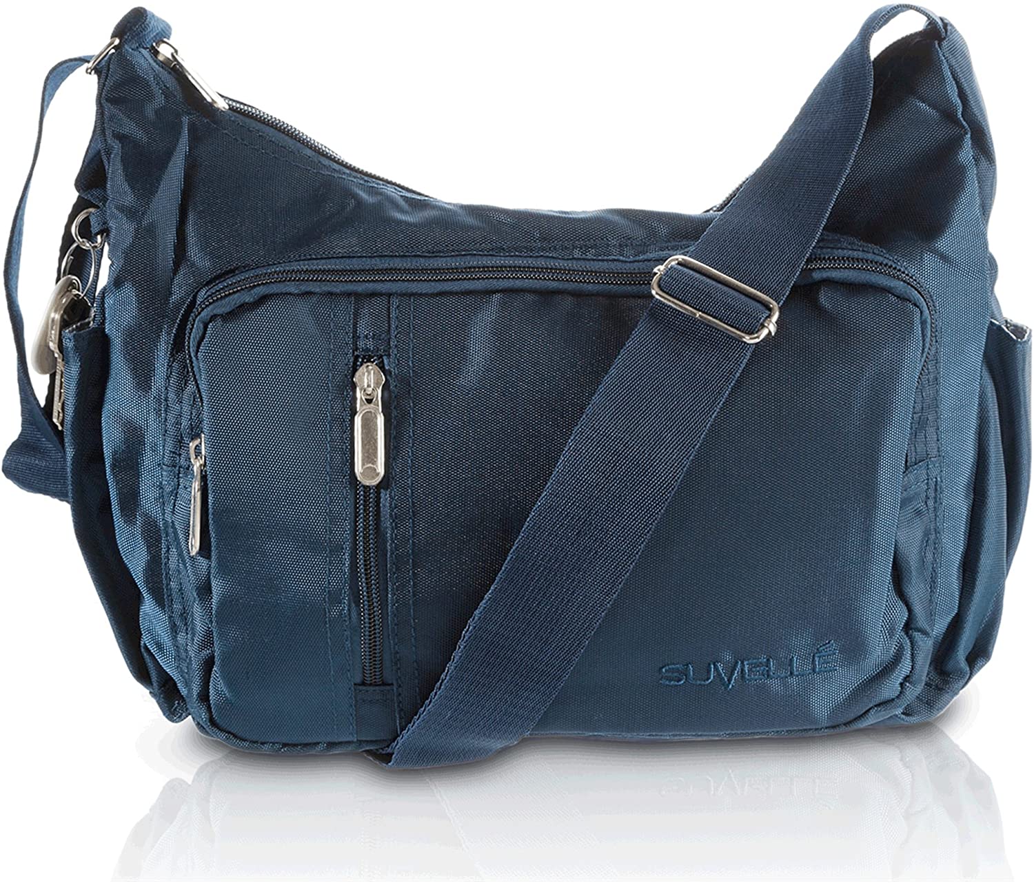 Price:$22.99 Crossbody Bags for Women Nylon Lightweight Travel Purse Multi Pocket Shoulder Bag Handbags  Handbags   