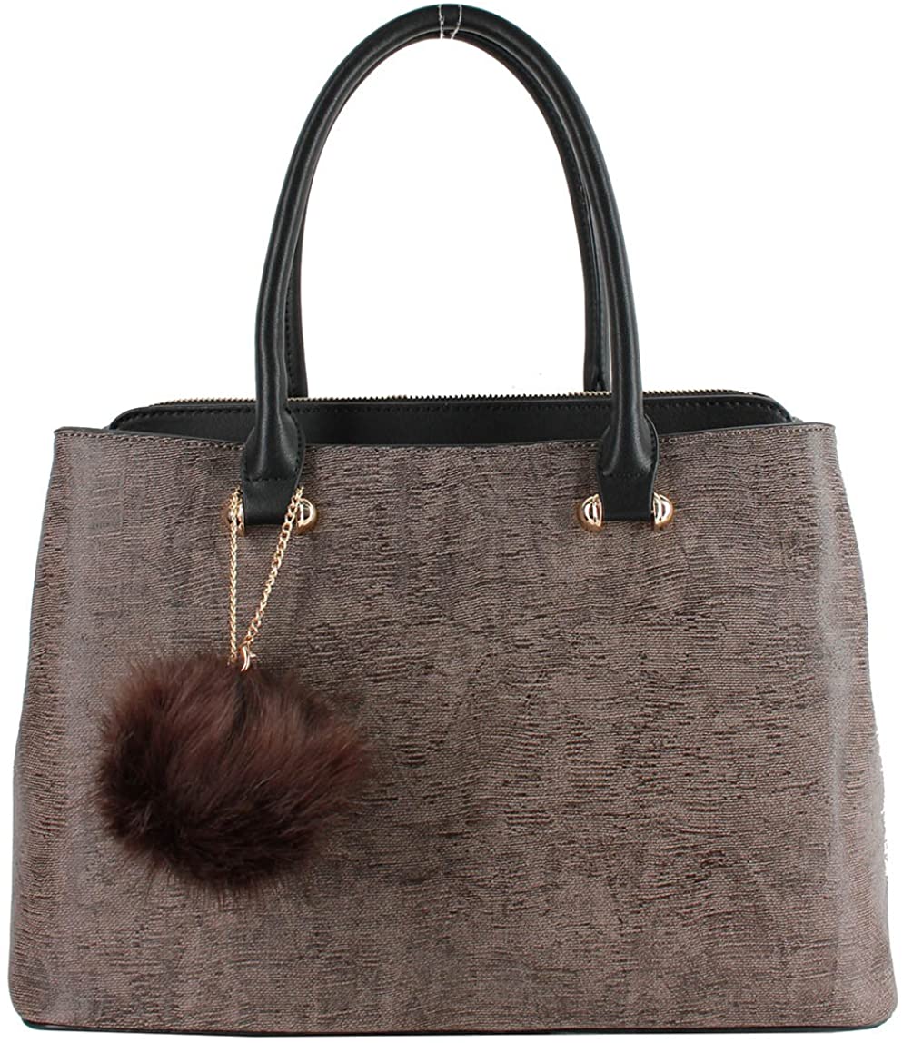 Price:$34.99 Women's Handbag PU Leather Fashion Handbag Top-Handle Shoulder Bags Tote Bag HSG-62552 (Grey)  Handbags   