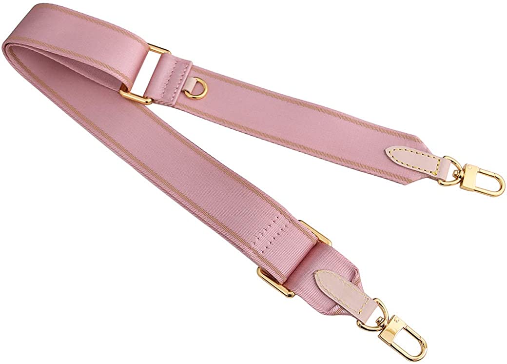 Price:$26.99 Tourdream Multi Pochette Accessories Adjustable Pink Bag Purse Strap for LV Crossbody Shoulder Multi Purpose Strap Wide Canvas (Pink)  Handbags   