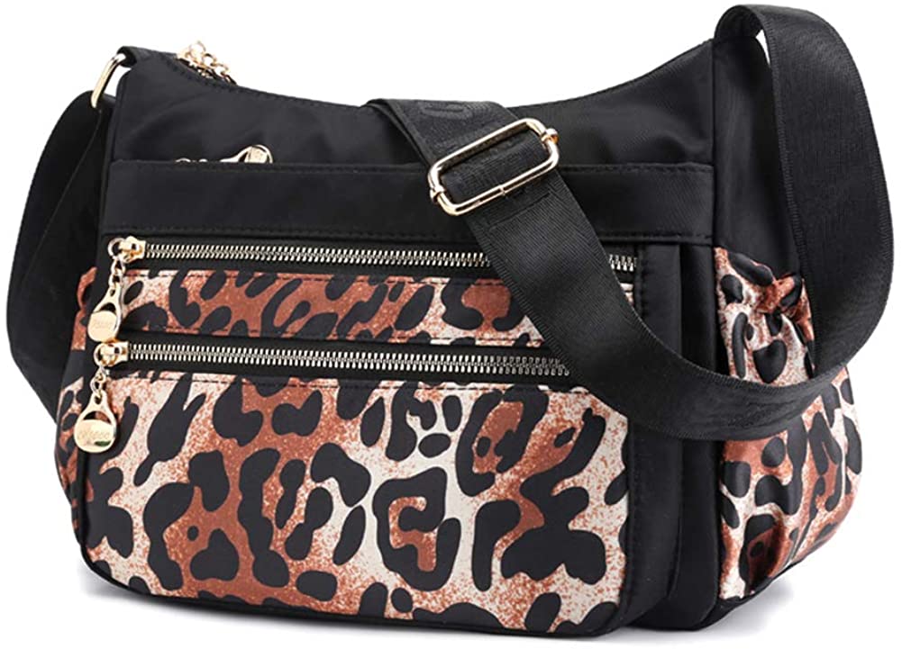 Price:$17.99 Collsants Small Nylon Crossbody Bag Everyday Purse for Women Travel Shoulder Bag Multi Pocket (zb)  Handbags   