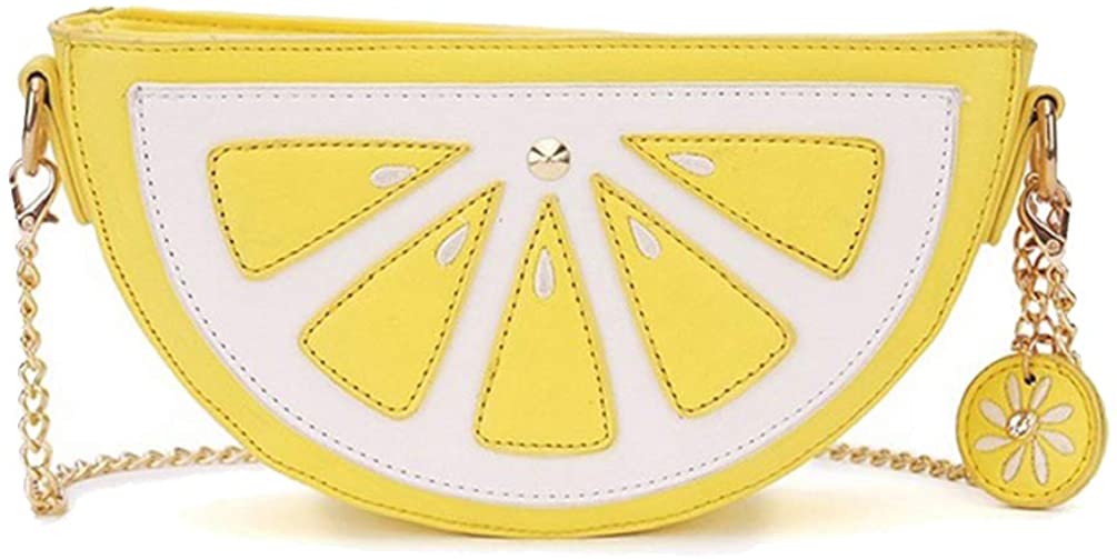 Price:$14.99    FANCY LOVE Lemon multi function Cross-body Messenger Shoulder Hand Bag Purse for Women and Girls (Lemon)  Clothing