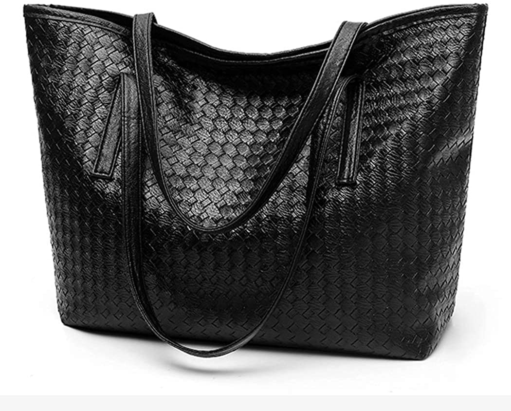 Price:$12.99 Women's Soft Leather Tote Shoulder Bag Extra Large Capacity Handbag for Work  Handbags   
