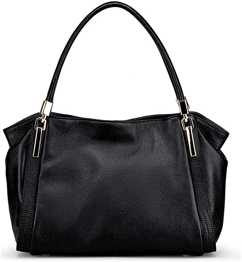 Price:$72.99 Genuine Leather Handbags for Women, Vintage Shoulder Bags Strap Replacement, DAIZU Cowhide Large Purse(black)  Handbags   