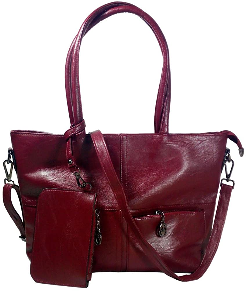 Price:$49.99    BINCCI Women's Handbag Soft Leather Shoulder Tote Purse Bags for Ladies t001a  Clothing