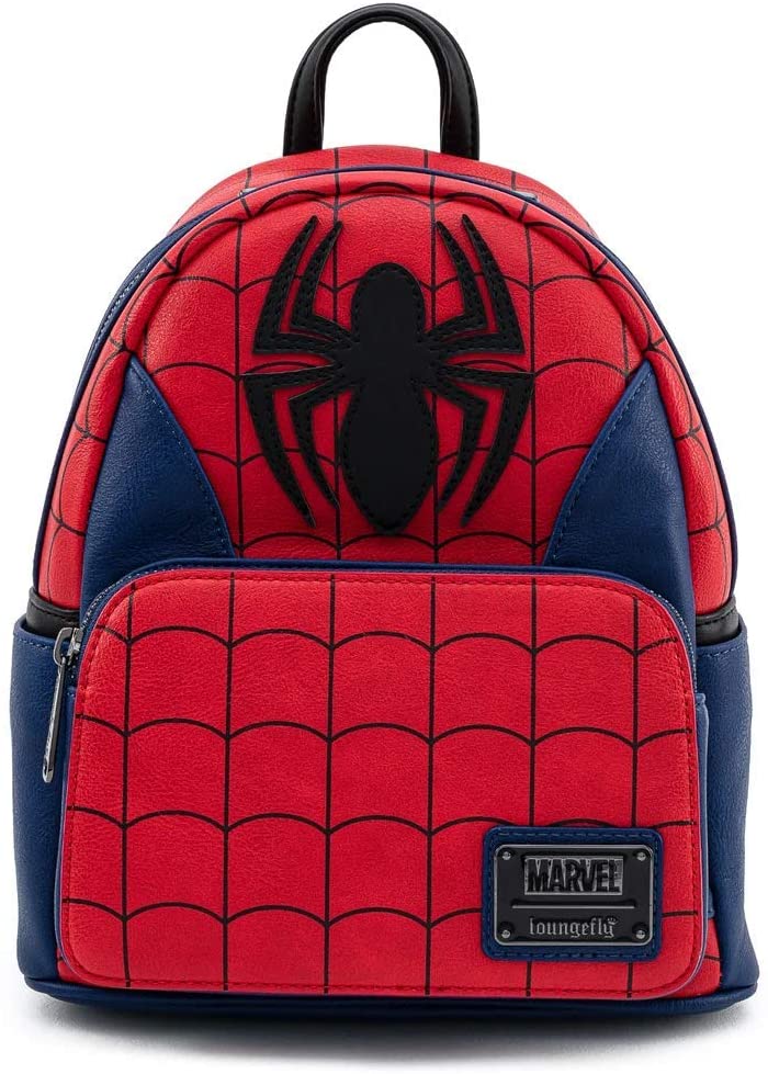 Price:$70.00   | Loungefly Marvel Spider Man Classic Cosplay Womens Double Strap Shoulder Bag Purse | Casual Daypacks