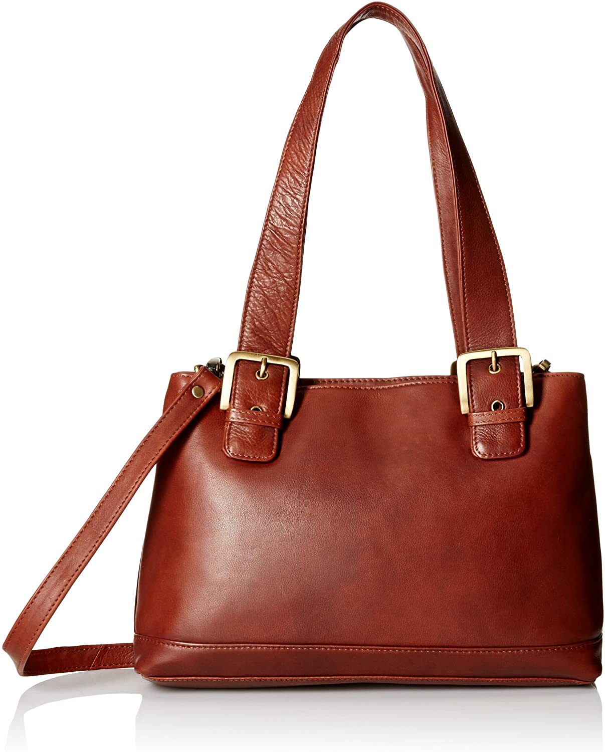 Price:$122.17    Visconti Womens Large Leather Shoulder Handbag/Messenger Bag, Brown, One Size  Clothing