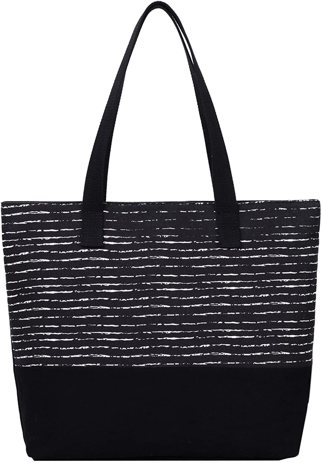 Price:$12.98    ArcEnCiel Canvas Tote Bag for Women Shoulder Purse Beach Handbags Work School Travel Shopping Pack  Clothing