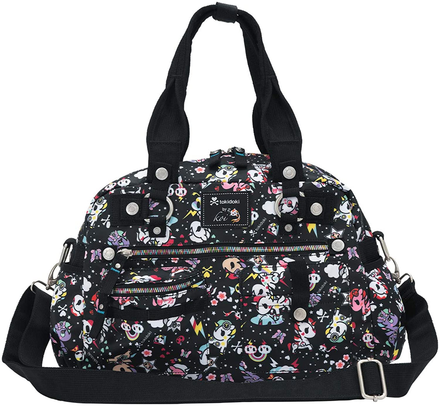 Price:$69.95    Koi tokidoki Printed Utility Bag - Unicorno Dreaming  Clothing