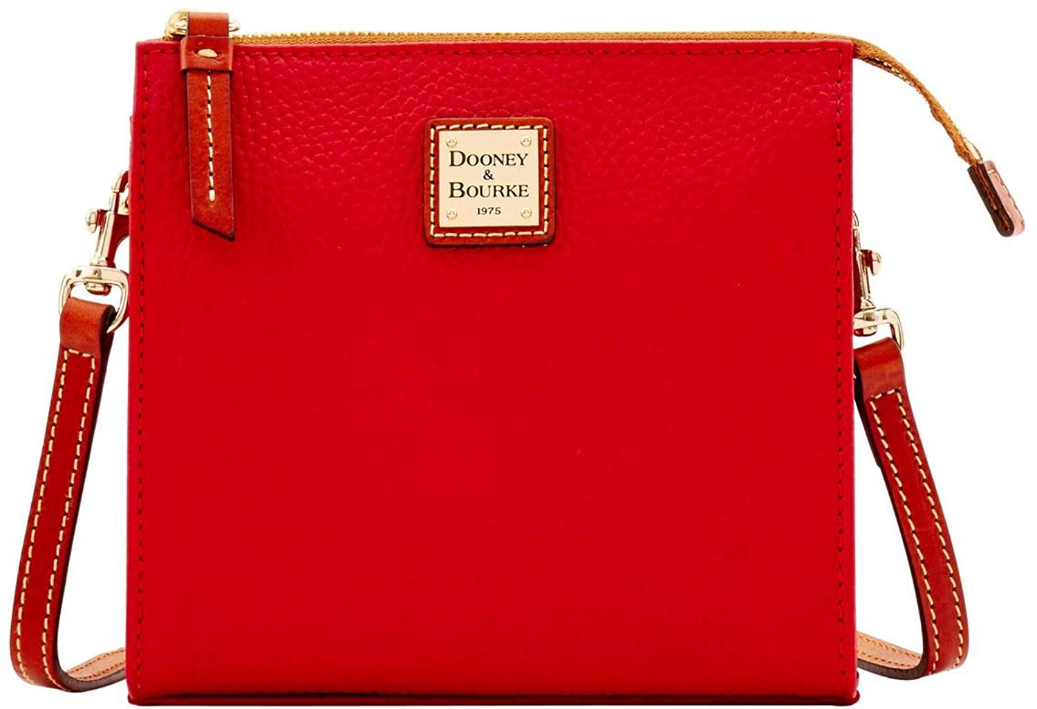 Price:$178.00 Dooney & Bourke Pebble Grain North South Janine Crossbody Shoulder Bag  Handbags   