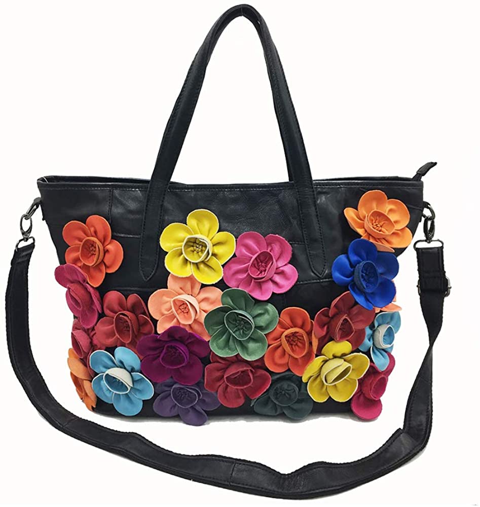 Price:$44.49    Large Crossbody Bag for Women Handle Tote Purses Mommy Bag Shoulder Handbag (Colorful)  Clothing