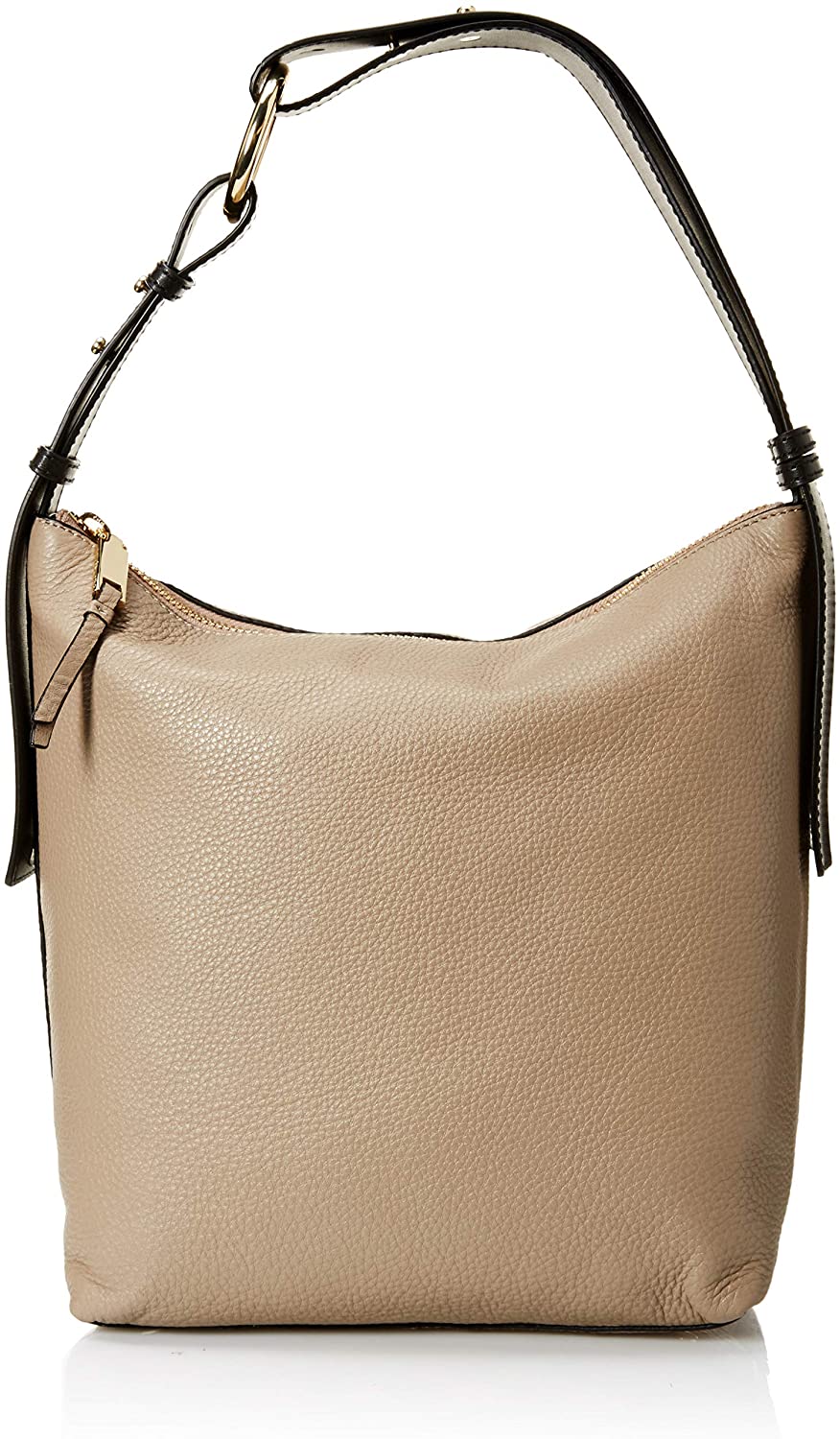 Price:$160.50    Calvin Klein womens Calvin Klein Liana Pebble Leather Belted Top Zip Slouchy Hobo, porcini, One Size  Clothing