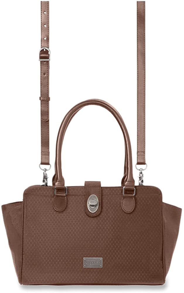 Price:$74.00    Baggallini Elizabeth Satchel, Bark, One Size  Clothing