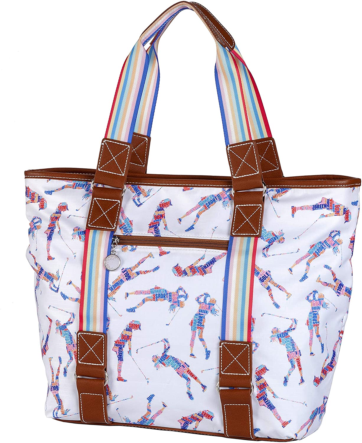 Price:$68.00    Sydney Love Words with Golf Friends Golf East West Travel Tote  Clothing