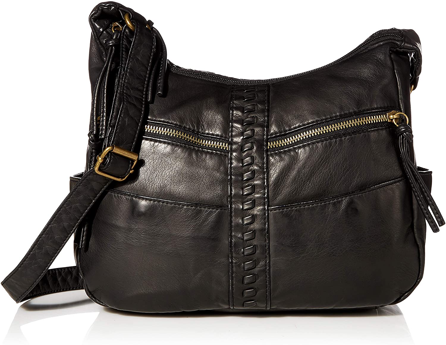 Price:$35.40 Bueno of California Bueno Shoulder, Black  Handbags   