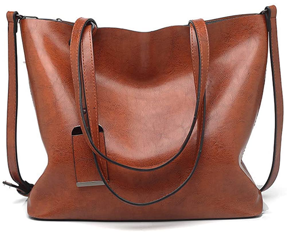 Price:$18.23    YOOMEISHALY Handbags for Women Fashion New Shoulder Bags PU Leather Top Handle Satchel Ladies Shoulder Tote Bags (Brown)  Clothing