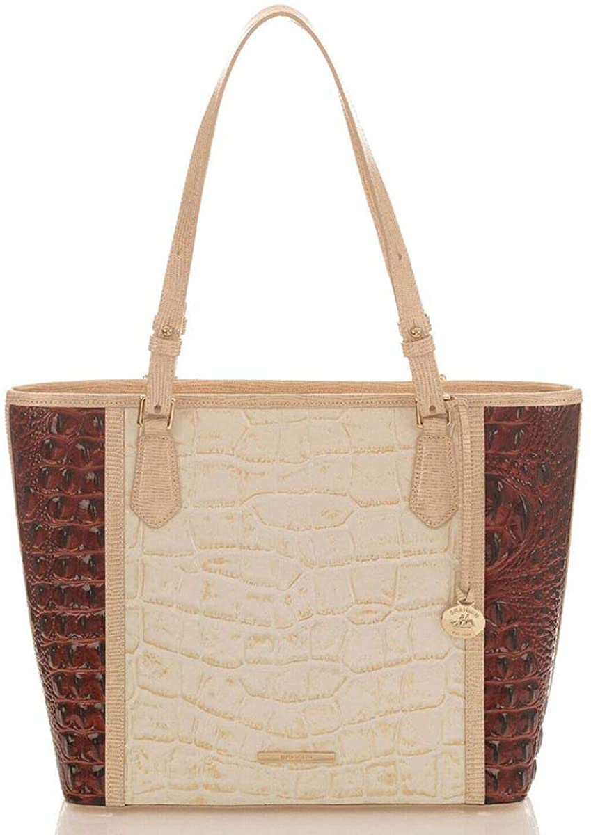 Price:$295.00    NEW AUTHENTIC BRAHMIN MISHA BRINKLEY SHOULDER TOTE (Tri-Texture Melbourne)  Clothing