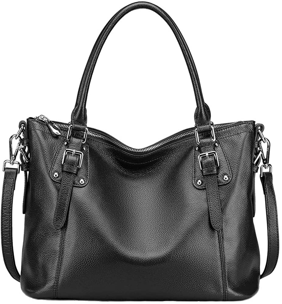 Price:$77.99    Leather Handbags for Women, DAIZU Genuine Leather Tote, Shoulder Crossbody Bag  Clothing