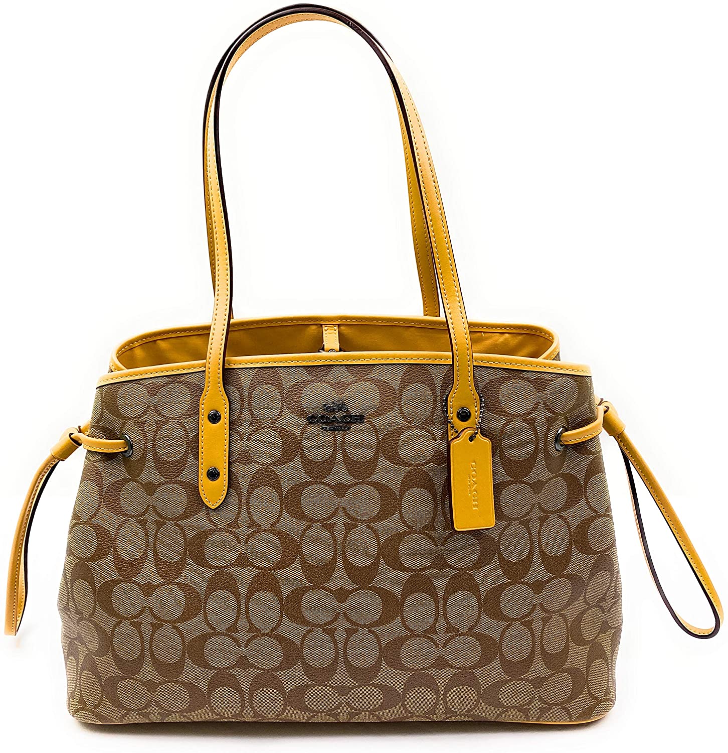 Price:$199.97 Coach Women's Signature Drawstring Carryall Shoulder Bag  Handbags   