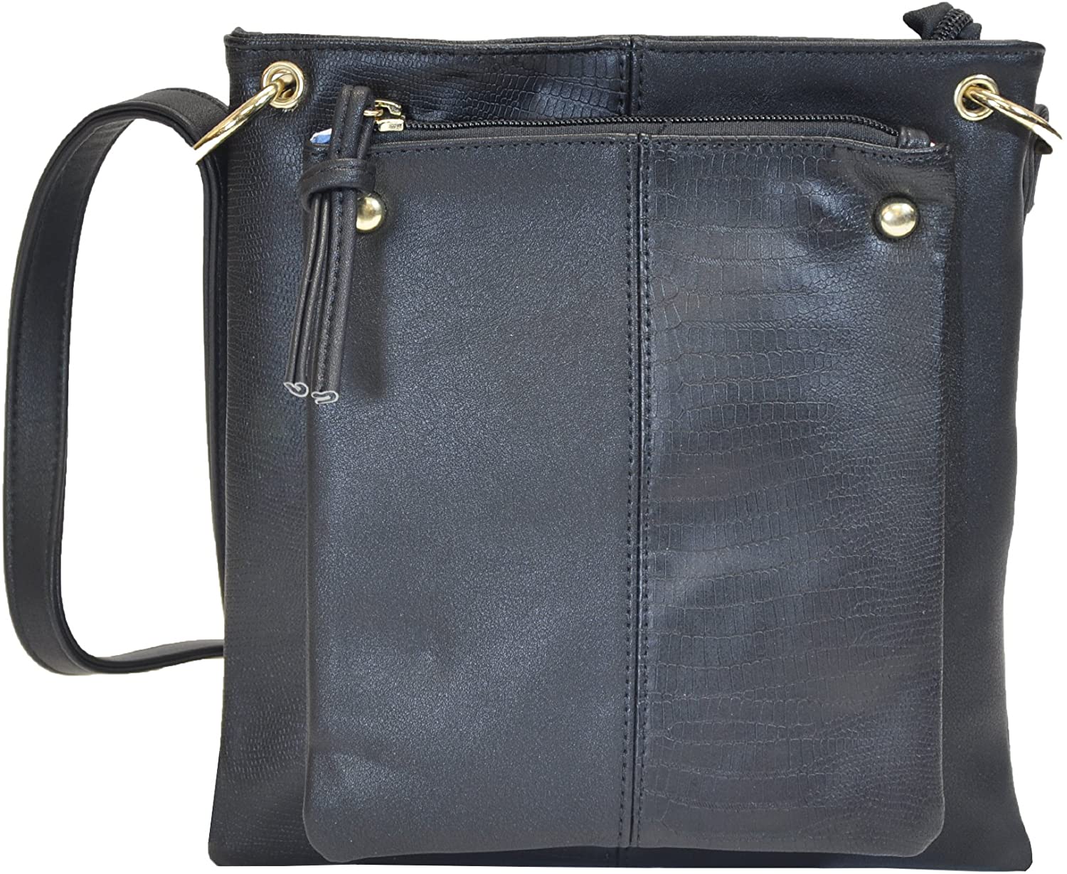 Price:$14.99 MoDA Faux Leather Crossbody Messenger Handbag Shoulder Bag Carry All Purse  Handbags   