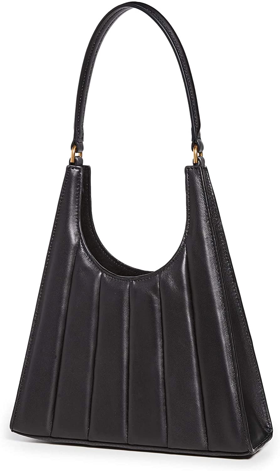 Price:$350.00 STAUD Women's Striped Rey Bag, Black, One Size  Handbags   