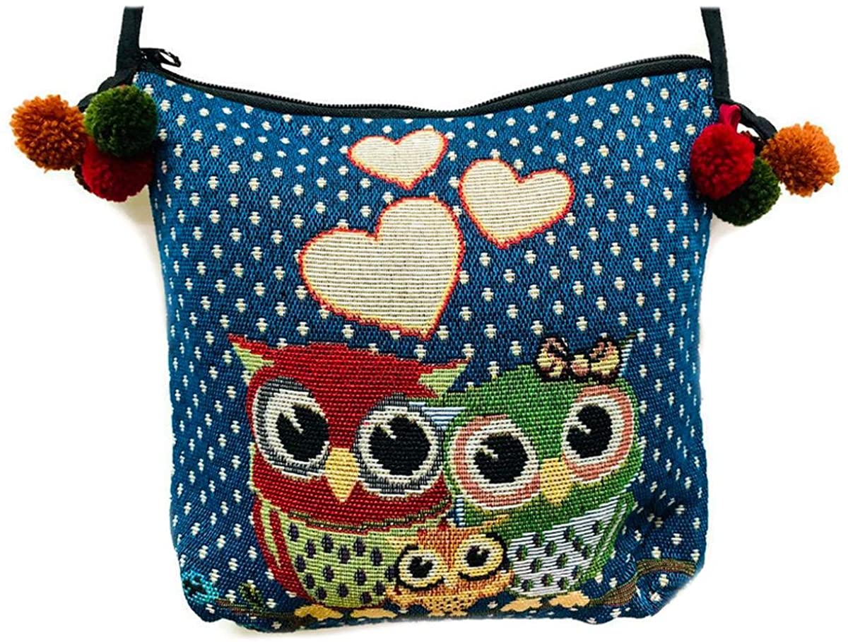 Price:$19.00 1PC Canvas Embroidery Crossbody Bag Handmade Bohemian Boho Shoulder Bag woman girl fashion gift collection Ba08  Handbags   