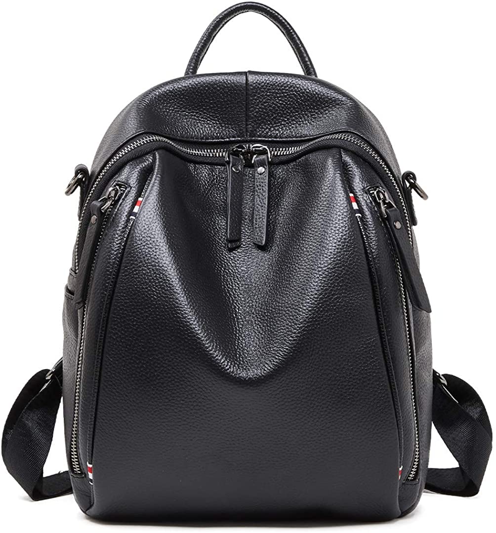 Price:$69.99    Genuine Leather Backpack Purse for Women Fashion Backpack Shoulder Bag  Clothing
