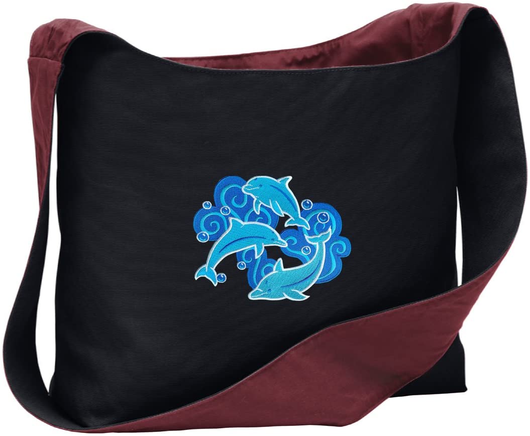 Price:$32.99    Dolphin Tote Bag Sling Style Cross Body Totes  Clothing