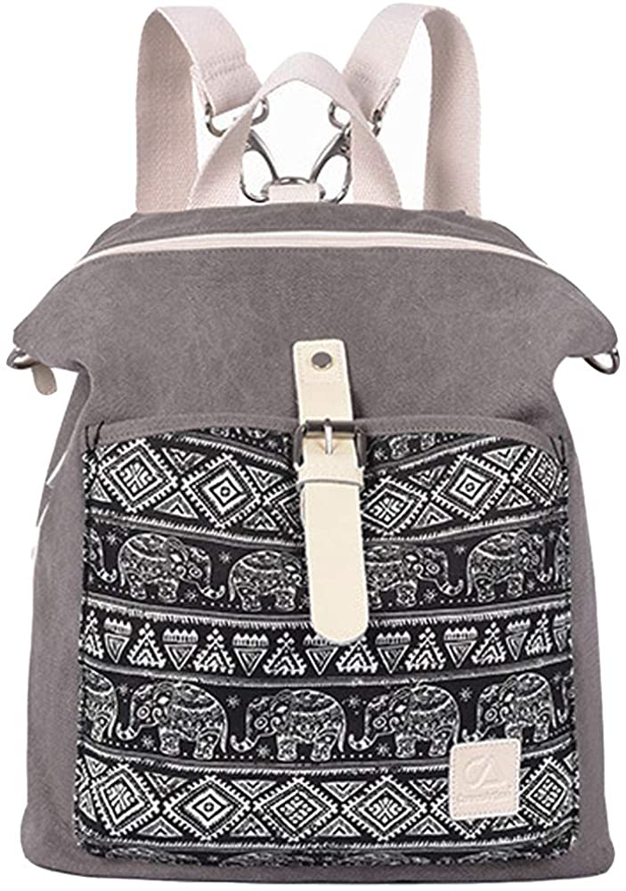 Price:$14.99    Backpack Purse Women Ladies Fashion Casual Lightweight Shoulder Bag Travel Daypack (Grey)  Clothing