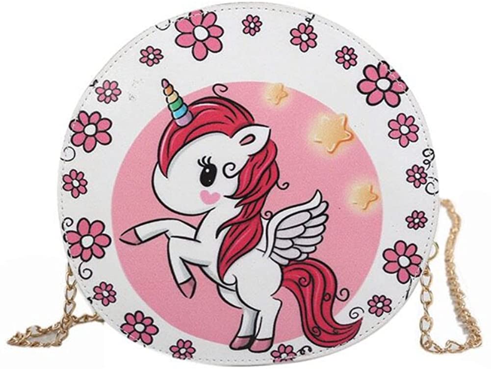 Price:$12.99 Unicorn PU Leather crossbody Bags purses for girls －Small Satchel Messenger Bags Shoulder bag by DPIST  Handbags   
