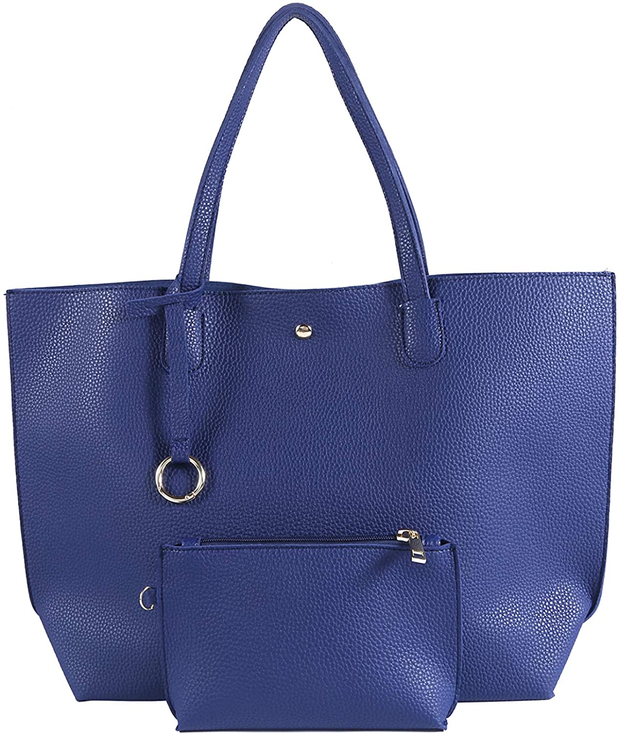 Price:$21.99 Ladies Shoulder Bag And Wallet - occidental Vegan Leather Tote 2 Item Set  Handbags   