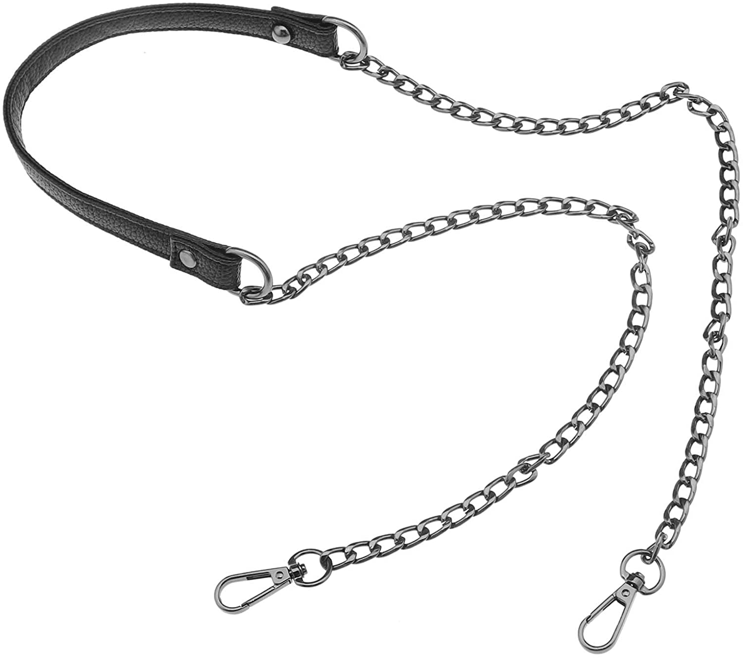 Price:$8.19    Purse Chain Strap, Slim Black Leather Wrist Strap Replacement for Handbag Shoulder Cross Body Bag - 47 Inch  Clothing