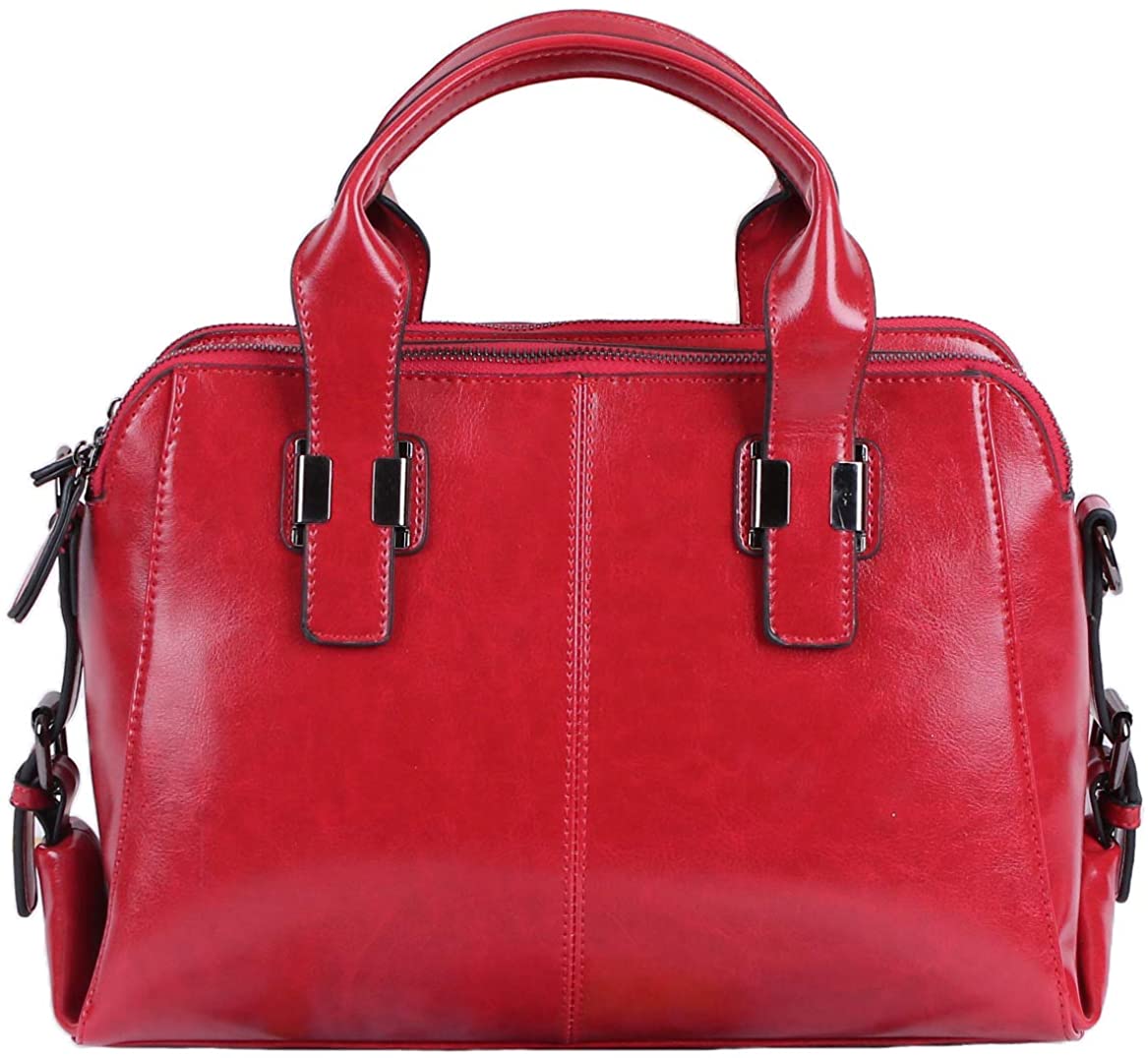 Price:$46.00 Handbag with shouder belt, Stylish shoulder bag, A4 size, MRB205 (Red)  Handbags   