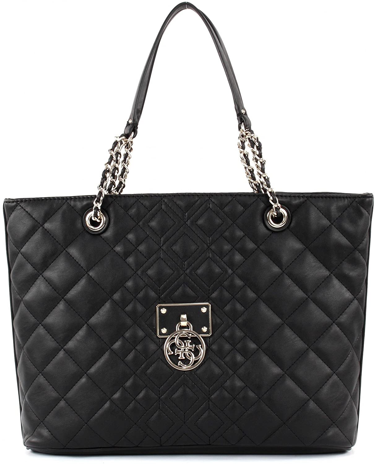 Price:$0.00 GUESS Women's Aliza Medium Tote Bag, Black  Handbags   