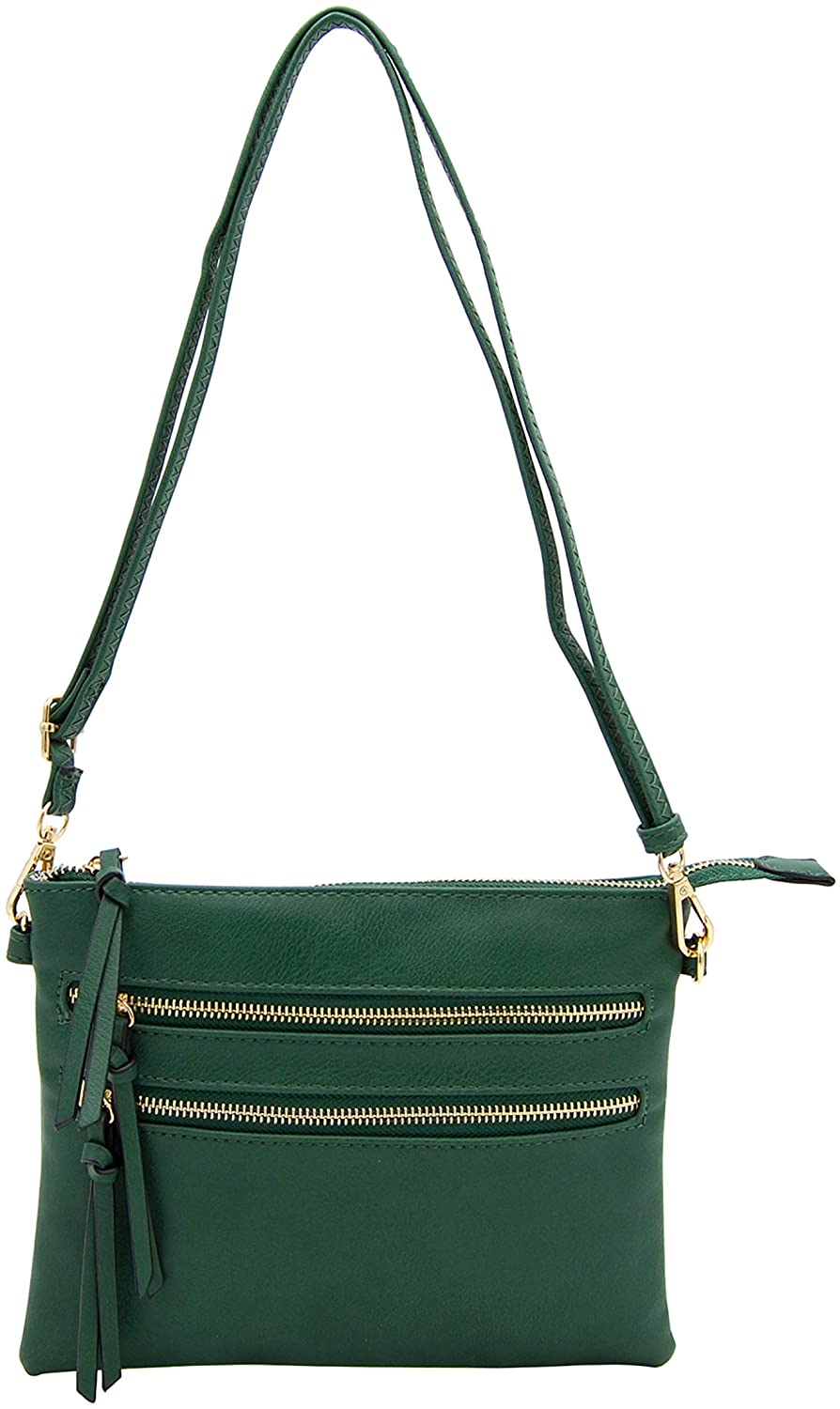 Price:$14.99 Isabelle Functional Women’s Crossbody Shoulder Bag (Dark Green)  Handbags   