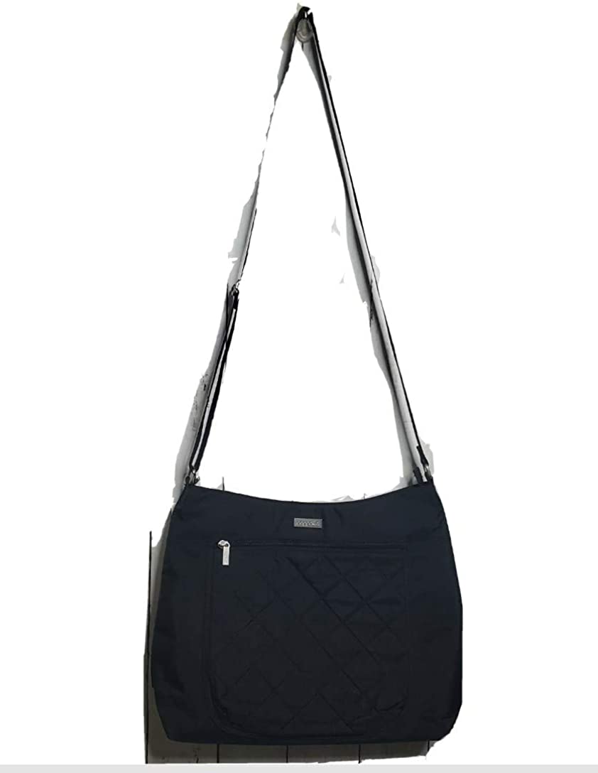 Price:$0.00    Baggallini Women's Quilted Voyager Hobo Tote Crossbody Shoulder Bag Black  Clothing