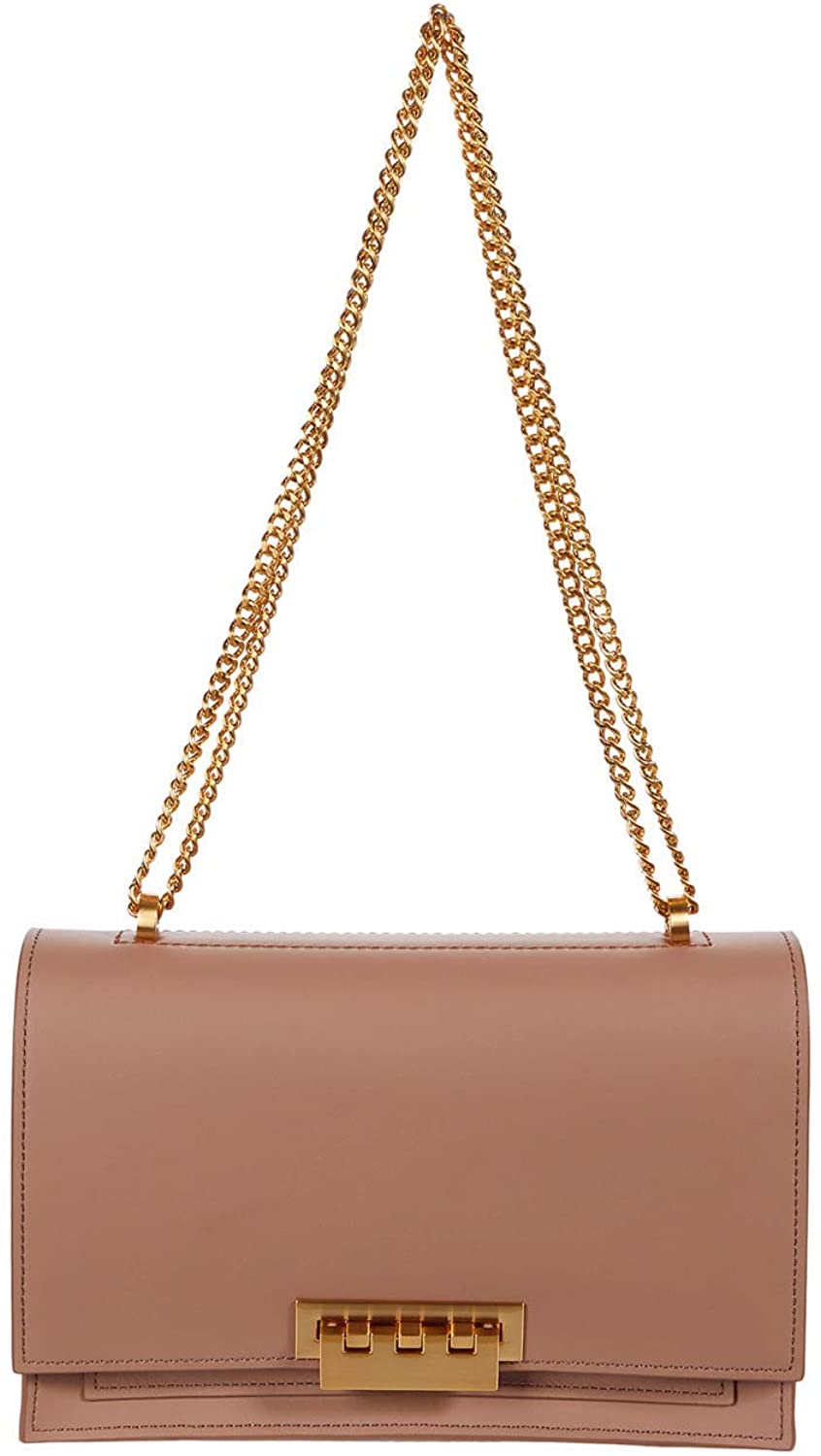 Price:$165.99    ZAC Zac Posen Earthette Large Chain Shoulder Bag - Solid Mineral One Size  Clothing