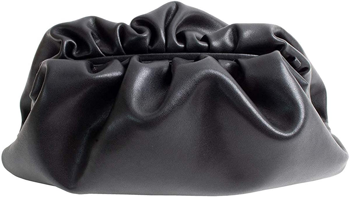 Price:$118.99 MALTA Genuine Leather Pouch Shoulder Bag for Women 3 Colors (black)  Handbags   