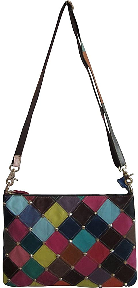 Price:$46.99 Amerileather Zigzagger Shoulder Bag  Handbags   